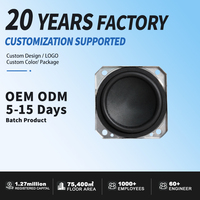 Haut-parleur large bande haute performance de 1,75 pouce, unité d'accessoires 4 ohms 3W, avec transducteur en métal pour audio multimédia polyvalent