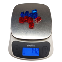 Pions et jetons de jeu en plastique acrylique miniatures BM en forme de maison et d'hôtel, accessoires d'échecs écologiques