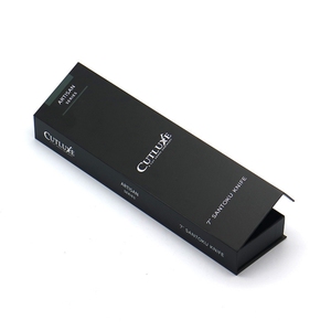 Cứng nhắc Bộ Quà Tặng nhà bếp đầu bếp dao bao bì hộp tùy chỉnh các tông in lật Bìa hộp từ tính với bọt hiển thị - Product Image 6