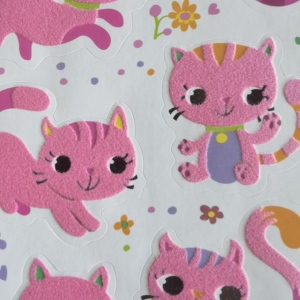 Tùy chỉnh 3D bọt Puffy đổ xô dán trẻ em 'dính Vinyl & tấm PVC với vật nuôi cung cấp bán buôn - Product Image 1