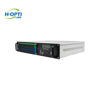 Hengchi HCEA-1550-32*23 EDFA de 1550nm CATV WDM de 16 Puertos y 23dbm para Red 4G, Protocolo TCP/IP, Modo Único