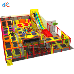 Parque de Trampolines con Muro de Escalada, Pista de Obstáculos Ninja Warrior - Product Image 4