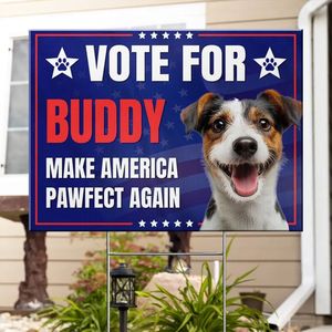 Letreros de Jardín Personalizados para Avisar de Mascotas Perdidas, con Letras Grandes y Negritas, con Estacas en Forma de H para la Búsqueda de Animales Desaparecidos - Product Image 1