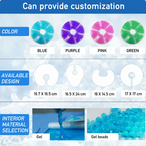 แผ่นประคบร้อนเย็นสำหรับคุณแม่ให้นมบุตร รุ่น GY B003 สีชมพู ผลิตจากวัสดุ PVC และผ้าพลัฌ - Product Image 3