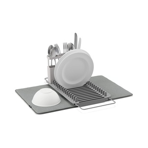 Kitchen Countertop Multifunctional Fork Spoon Drying <b>Rack</b> Kitchen Storage Draining <b>Rack</b> With Mat - Product Image 1