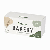 Ensemble de boîtes à donuts et desserts personnalisées, réutilisables et portables pour boulangerie, avec inserts et sacs de courses en papier – Emballage en gros