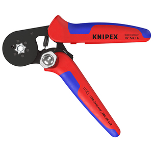 Herramienta de crimpado Knipex 0.08-2x10 mm AWG 28-2x8 con ajuste automático para crimpado lateral - Product Image 3