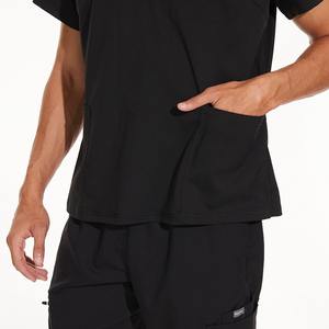 Soldes de liquidation Uniformes d'infirmière chirurgicale Scrubs médicaux pour femmes et hommes Ensemble d'uniformes médicaux extensibles marron marine sarcelle noir - Product Image 5