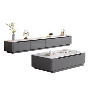 <span class=keywords><strong>Meuble</strong></span> <span class=keywords><strong>TV</strong></span> contemporain - Couleur <span class=keywords><strong>gris</strong></span> et blanc, parfait pour les petits appartements - Product Image 6