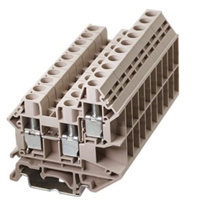 Machiyo DKN Series Screw Terminal <b>Block</b> DK6N-TN/PE/RD/BL 6mm Wire Diameter Guide Rail <b>Mounting</b> VDE Certified - Product Image 2