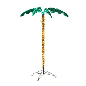 Lampes de jardin en forme de palmier 5 pieds 207 lumières 31V 6W Décoration extérieure élégante pour jardin - Product Image 1