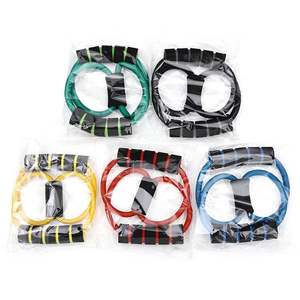 Ensemble de bandes de résistance Pilates en forme de 8, neuves et personnalisées, pour la salle de sport, le fitness, l'<span class=keywords><strong>exercice</strong></span>, le yoga, l'entraînement en boucle et en barre pour la <span class=keywords><strong>musculation</strong></span> - Product Image 5