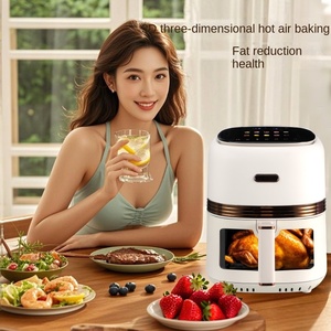 Vente directe usine : Friteuse à air numérique intelligente 4,5 L avec commande tactile, pour une cuisson saine, appareil de cuisine électrique en plastique pour le marché allemand et français - Product Image 3