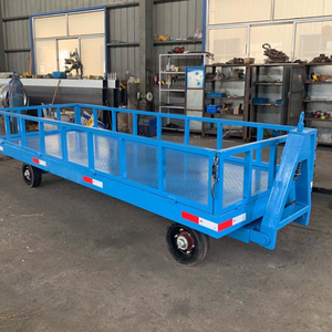 Çekici Düz Kasalı Kamyon Fabrika Alanı Ağır Yük Treyleri Depo Limanı Ağır Yük Çekili Düz Kasalı Kamyon 5/10/20/30 Ton - Product Image 2