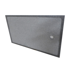Plateau de <span class=keywords><strong>douche</strong></span> en <span class=keywords><strong>pierre</strong></span> gris foncé, taille personnalisée, plateau de <span class=keywords><strong>douche</strong></span> en granit - Product Image 1