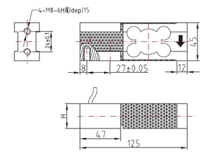 SWJ SUP5 Hochpräzise C3 Aluminium-Wägezelle 0,02% Genauigkeit Einzelpunkt 5kg-<span class=keywords><strong>250kg</strong></span> für Tischwaagen und Elektronikhandel - Product Image 2