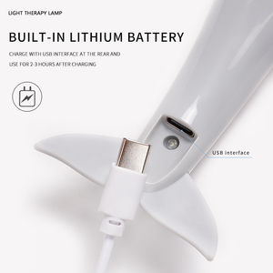 Lampe à ongles professionnelle en forme de baleine, rechargeable par USB, mini sèche-ongles, séchage du gel UV LED, lumière de manucure - Product Image 6