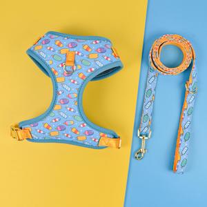 MIDEPET - Juego de Correa y Arnés de Aleación de Lujo para Perro, Regalo de Año Nuevo y San Valentín, Accesorio de Poliéster, Artículos Esenciales para Viajes de Perros, Talla Mediana - Product Image 3
