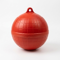 Boule flottante pour poissons de 300 mm avec trou central, design creux et haute résistance à la corrosion