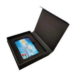 Caja de Embalaje Magnética Personalizada de Cartón para Tarjetas de Membresía, Caja de Regalo para Tarjetas de Crédito <span class=keywords><strong>VIP</strong></span> - Product Image 2