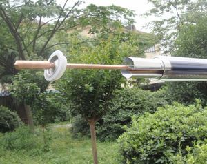 Chauffe-eau solaire électrique pressurisé 200L à tubes évacués à caloducs pour usage domestique, extérieur et hôtelier, à économie d'énergie - Product Image 1