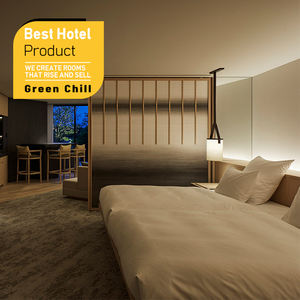 Ensemble de chambre d'hôtel moderne et minimaliste, meubles en bois sur mesure, solutions d'aménagement intérieur clés en main pour hôtels de design et boutiques - Product Image 1