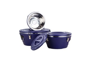 Ensemble de bacs à boissons modernes en métal en acier inoxydable injection pour le camping porte-bouteille de boisson vin bière refroidisseur de stockage des aliments - Product Image 4