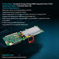 Carte de protection de batterie PCM PCBA, service OEM ODM pour système de stockage d'énergie à batterie lithium
