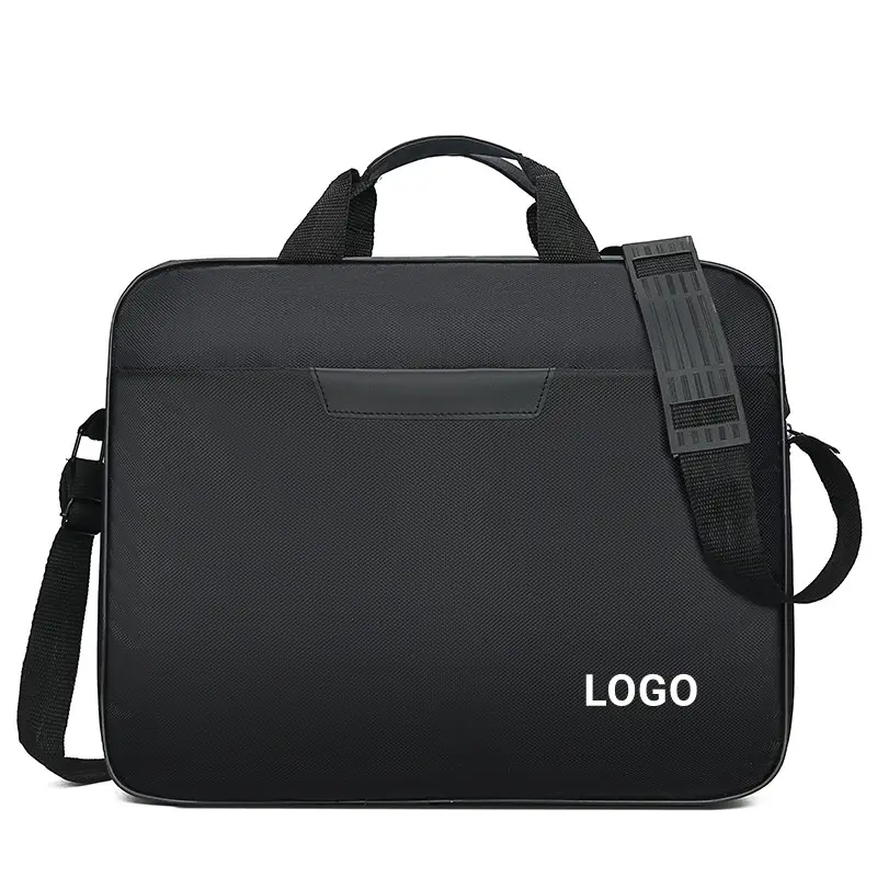 Деловая сумка для ноутбука 15,6 дюйма, черная сумка-тоут для ноутбука