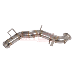 SKYLEY  Downpipes d'échappement Performance T304 pour Mercedes Benz C43 <span class=keywords><strong>C63</strong></span> GLC43 AMG W206 2.0T <span class=keywords><strong>S</strong></span> E V4 M139 2024 Downpipe droit - Product Image 3