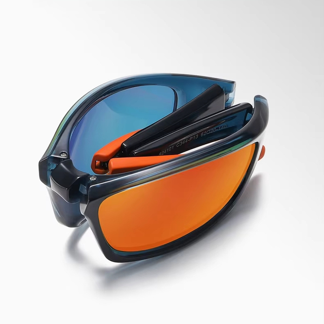 For Men Women Wrap Around Driving Fishing Cycling Mountain Bike Fold Folded Polarized Sun Glasses Shades Sports Sunglasses