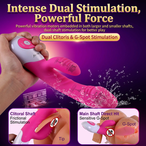 Vibrador con diseño de conejo, recargable por USB, con vendaje protésico, 10 modos, estimulador de clítoris y punto G, 100% impermeable y lubricado - Product Image 4