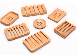 עץ במבוק בעל צלחת סבון אמבט סבון מקלחת - Product Image 6