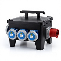 Boîte de distribution d'alimentation mobile industrielle combinée CHENF IEC, boîte de prises électriques, armoire de commande 380V/220V 32A IP67
