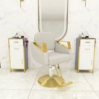Mobilier commercial de haute qualité, chaise de salon de beauté vintage antique à usage intensif, chaise de coiffure hydraulique pour barbier PLUS DESIGN