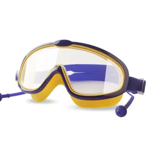 Precio al por mayor de fábrica Gafas de natación de protección UV de visión amplia antivaho para niños adultos