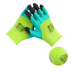 Guanti da lavoro in gommapiuma di sicurezza in lattice con rivestimento in gomma rinforzata - Product Image 2