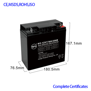 <span class=keywords><strong>Batterie</strong></span> solaire rechargeable à décharge profonde pour onduleur, <span class=keywords><strong>batterie</strong></span> au plomb scellée 12V 17Ah, directement de l'usine - Product Image 1