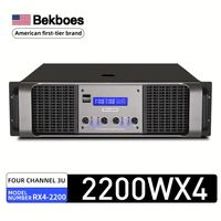 Kit Amplifier Bekboes RX4 Series 4Ch High Power Dj Audio 4000 Watt Powersoft