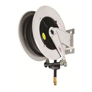 Utility wall mounted metal hose reel for Gardens & Irrigation 