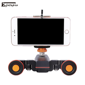 Toàn Bộ Bán 3-Bánh Xe Cơ Giới Autodolly Video Xe Trượt Với Từ Xa Rechargeablethree Tốc Độ Điều Chỉnh Cho GoPro iPhone <span class=keywords><strong>DSLR</strong></span> - Product Image 3