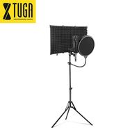 Support de microphone professionnel en métal cardioïde à condensateur, réglable en hauteur, avec écran de protection, personnalisable, filaire, pour la vente en gros