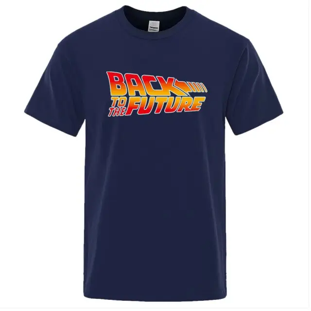 Back To The Future Summer T-shirt Men/women Classic Movie Series Brand Men's T-shirt Personality Tops Tees Short Sleeve Tshirt