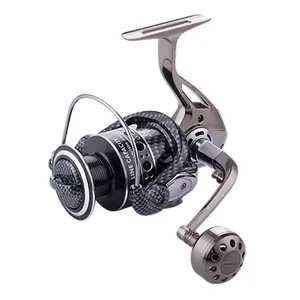 Newbility Full Metal potente 5.2:1 rapporto di trasmissione doppio sistema di cuscinetti liscio 12 + 1 BB mulinello da pesca Spinning