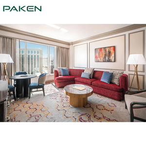 Solusi Furnitur Proyek Hotel Turnkey Satu Atap Set Furnitur Kamar Tidur Hotel Bintang <span class=keywords><strong>5</strong></span> Modern dengan Desain - Product Image 3