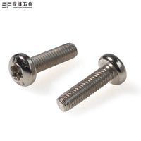 Vis à tête cylindrique Torx DIN EN ISO 14583, filetage mécanique M2M2.3M3M4M5M6M8M10, acier au carbone nickelé, tailles métriques/im impériales/unifiées