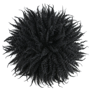 Perruque toupet confortable de 70g à clipser, <span class=keywords><strong>dreadlocks</strong></span> courtes, afro crépu, pour hommes et femmes, pour un usage quotidien - Product Image 3
