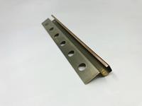 Strip dekoratif lapisan vakum aluminium persegi kualitas tinggi trim tepi aluminium kuningan pukulan