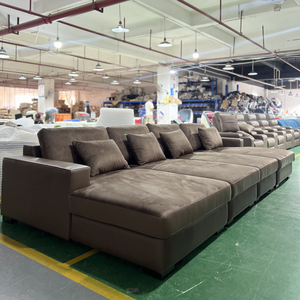 नए डिजाइन लिविंग रूम फर्नीचर ने बड़े वर्ग के सोफे बिस्तर एकल सीट धातु संरचना को नरम किया - Product Image 4