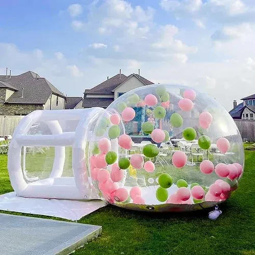 Inflatable Bubble House Tent Lodge Party bubble Balloon House Transparent Dome Tent With Ballon